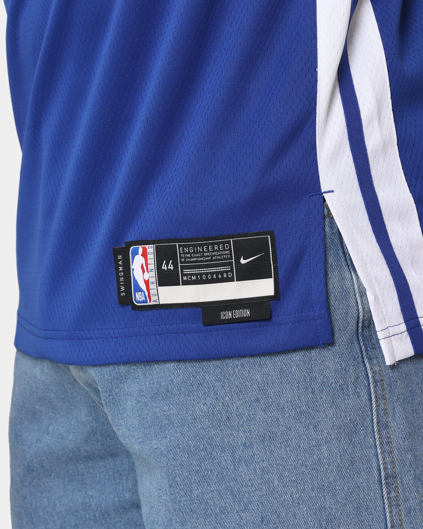 Nike Stephen Curry San Francisco Golden State Warriors #30 Icon Edition 2022/23 Nike Dri-FIT NBA Swingman Jersey Rush Blue