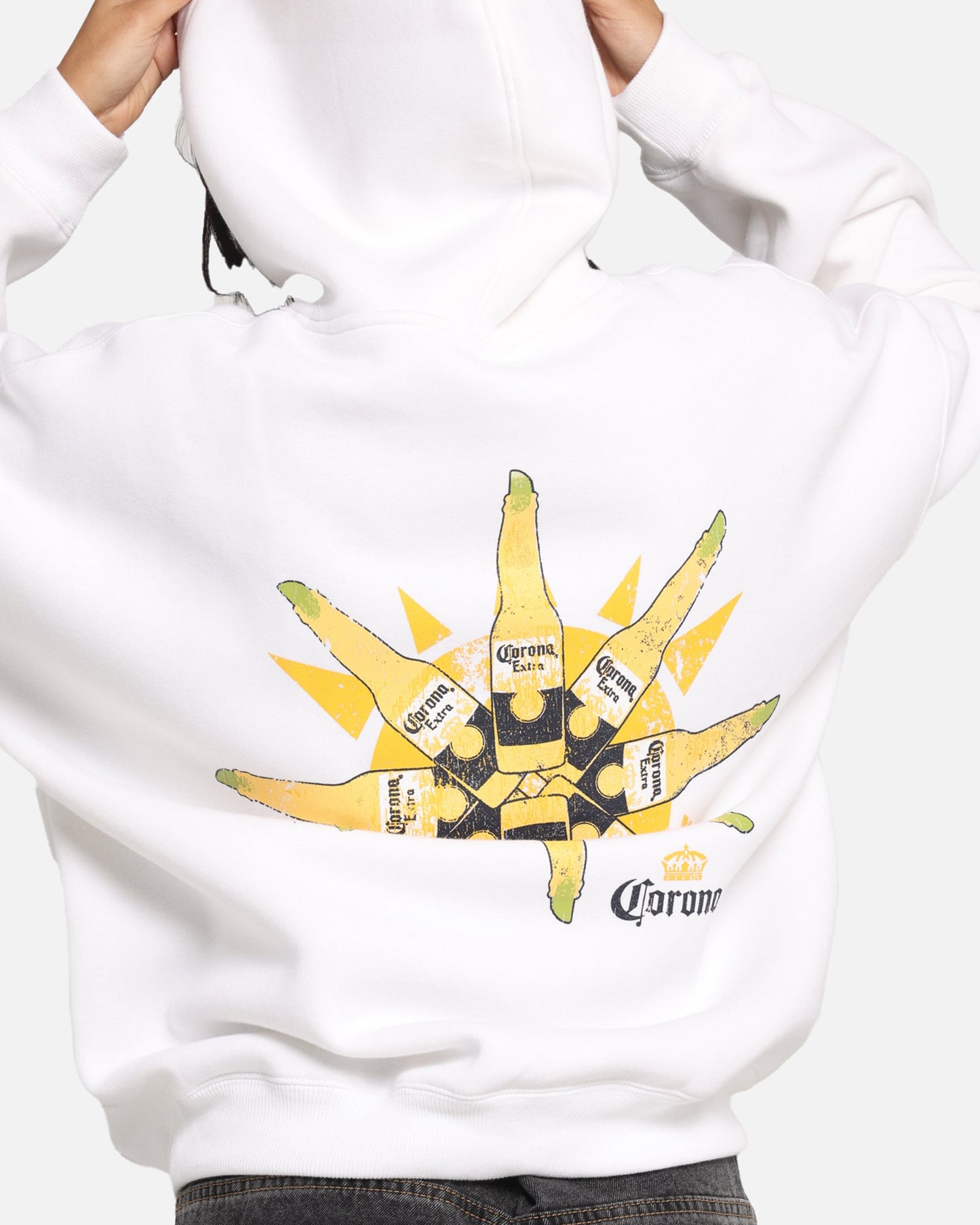 73Studio Corona Premium Hoodie White
