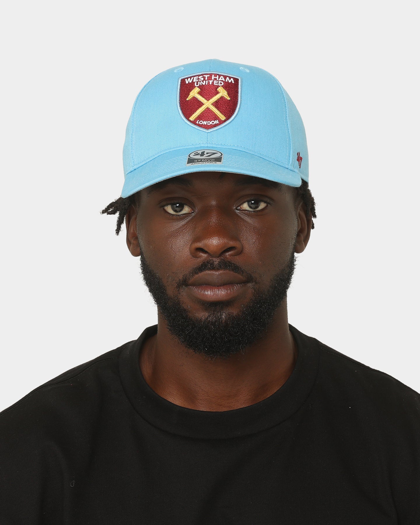 47 Brand West Ham United FC Raised Basic 47 MVP Snapback Columbia Blue