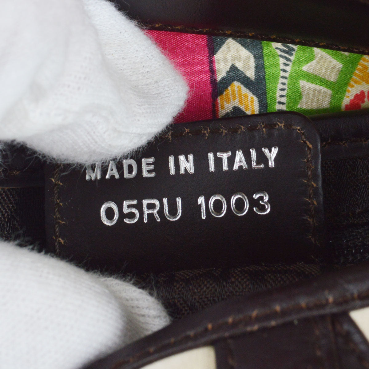 CHRISTIAN DIOR 2003 Patchwork Saddle Bag Medium 67190