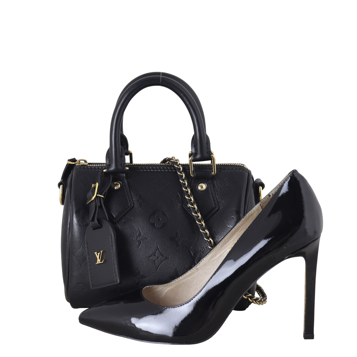 Louis Vuitton Speedy BB Bandouliere Monogram Ink