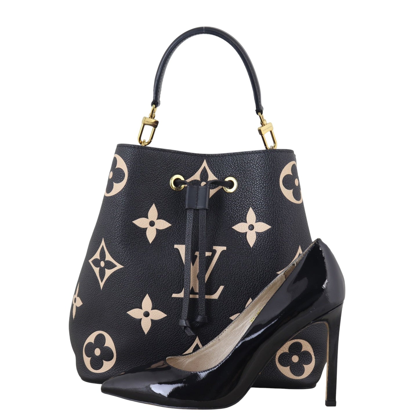 Louis Vuitton NeoNoe MM Monogram Empreinte Giant Bicolour