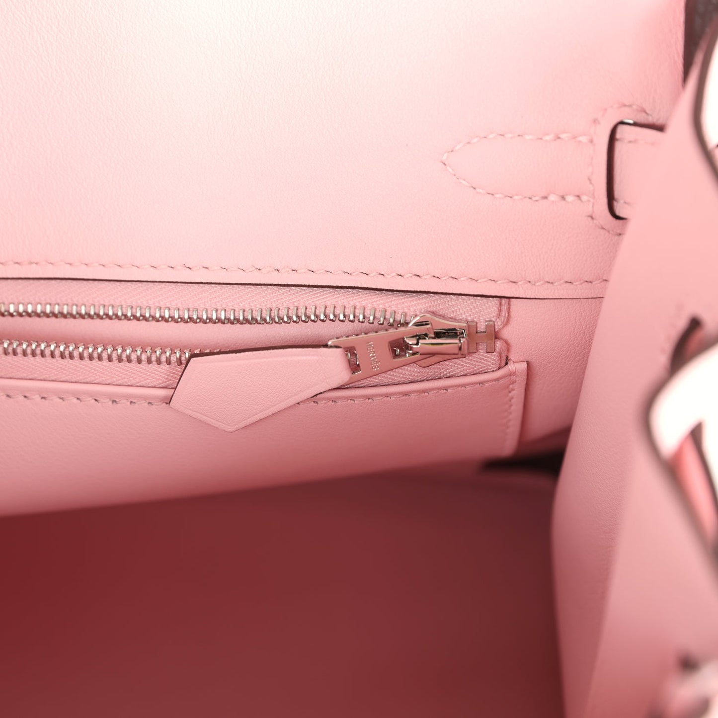 Hermes Birkin 25 Rose Sakura Swift Palladium Hardware