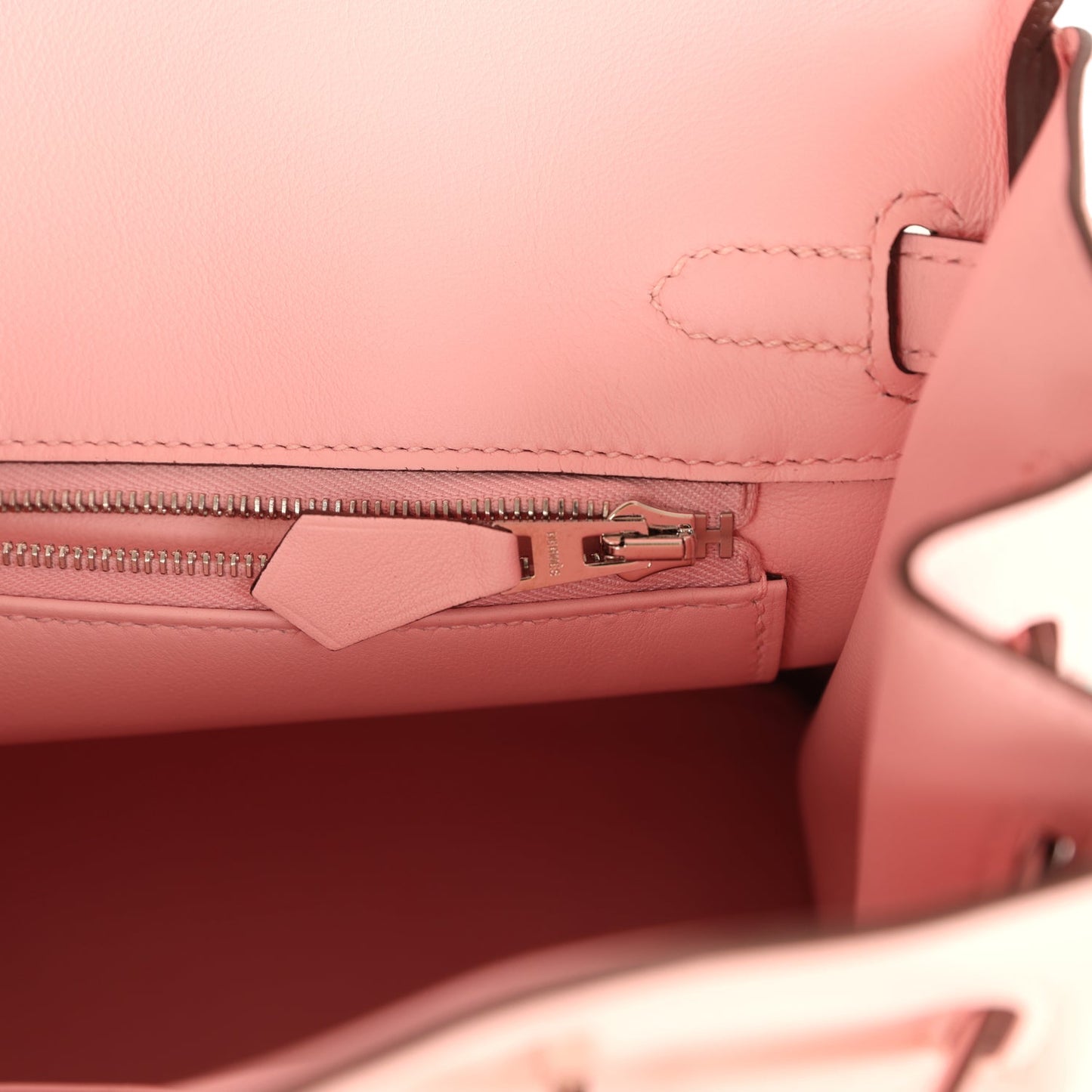 Hermes Birkin 25 Rose Sakura Swift Palladium Hardware