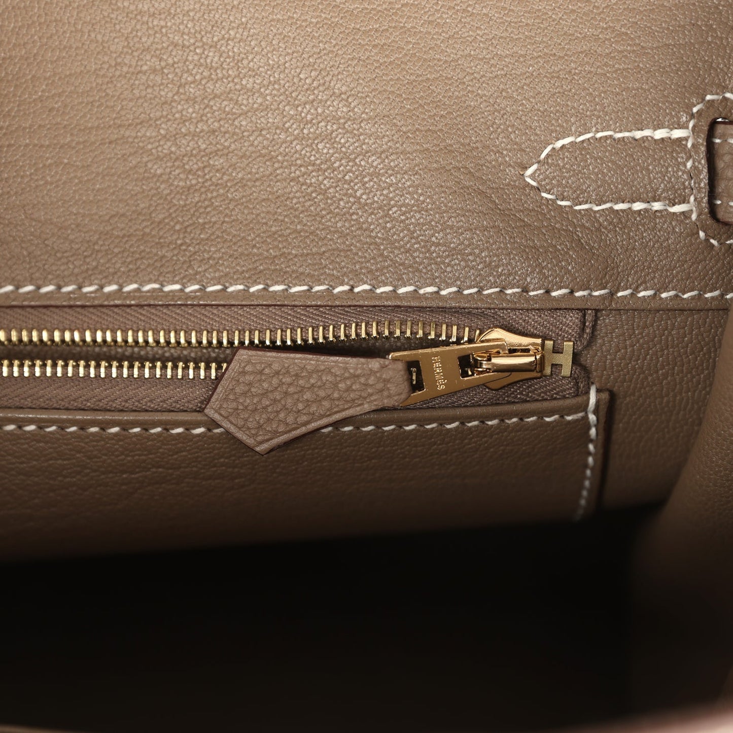 Hermes Birkin 25 Etoupe Togo Gold Hardware