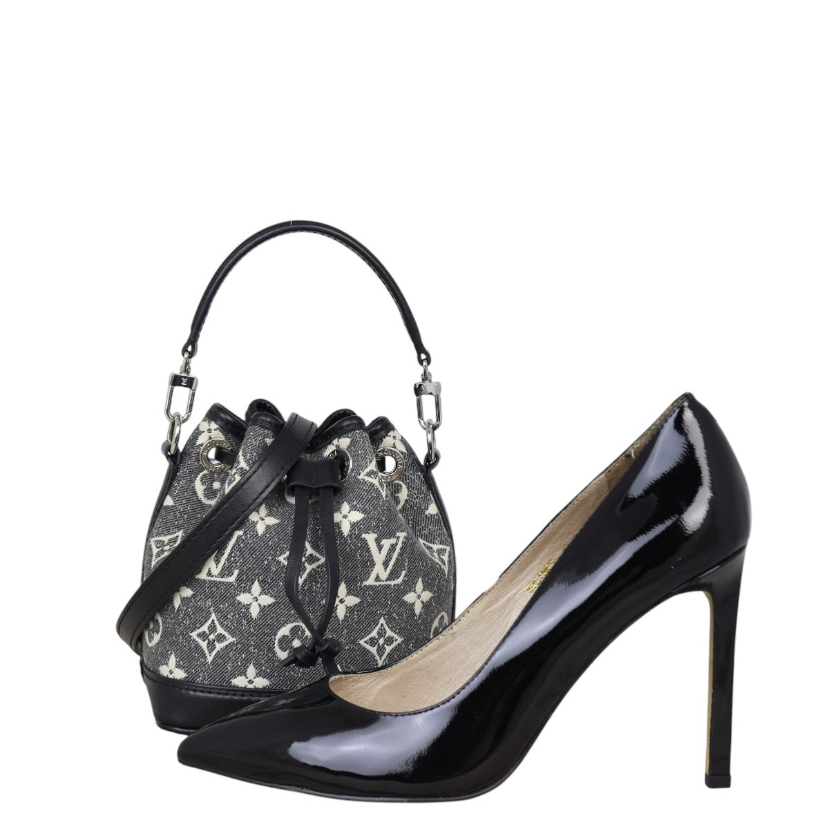 Louis Vuitton Nano Noe Monogram Denim