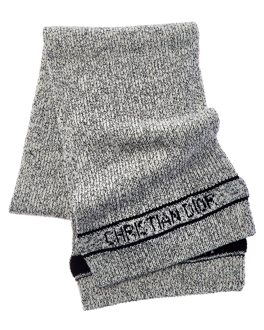 Dior Wool & Cashmere-Blend Scarf