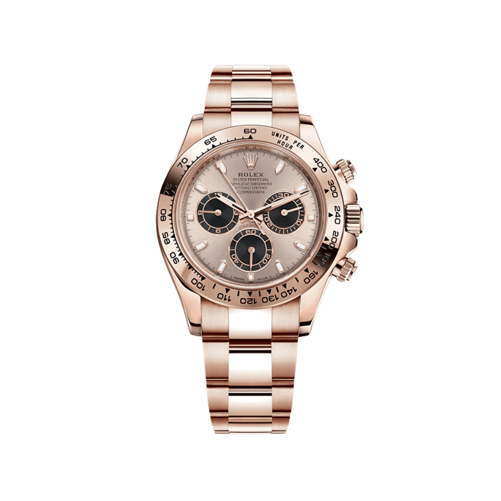 Rolex Daytona 116505 Rose Gold Sundust Black Dial