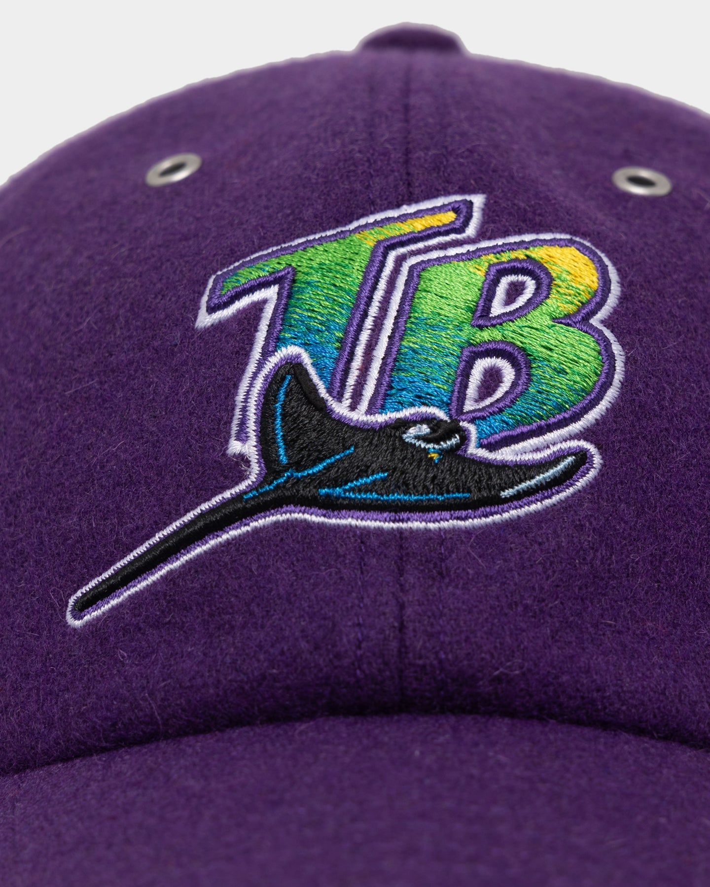 47 Brand Tampa Bay Rays Wooly '47 Clean Up Strapback Purple