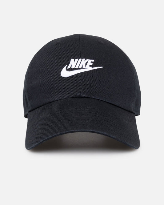 Nike Club Unstructured Futura Wash Cap Black/White
