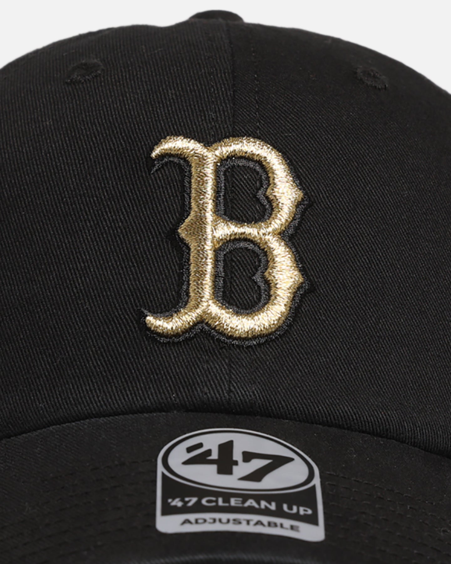 47 Brand Boston Red Sox 'Metallic' 47 Clean Up Strapback Black/Gold