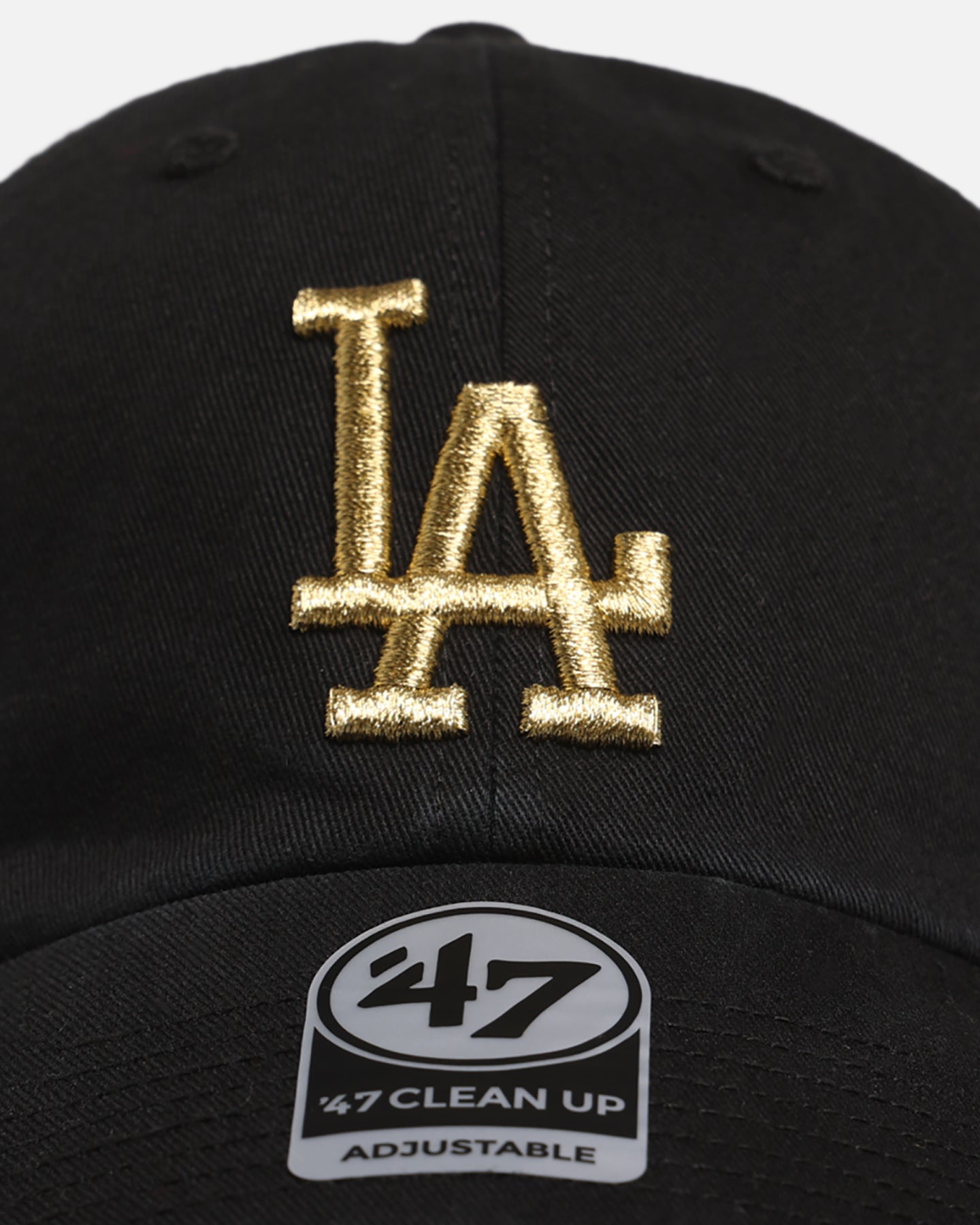 47 Brand Los Angeles Dodgers 'Metallic' 47 Clean Up Strapback Black/Gold