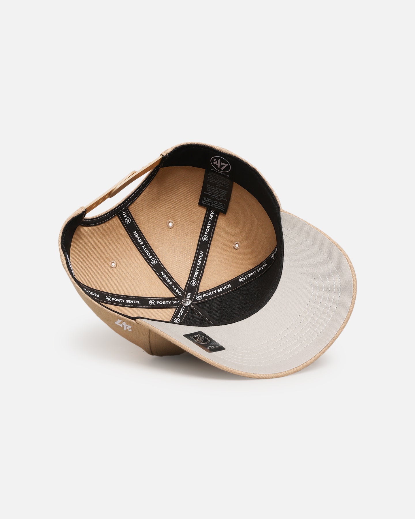 47 Brand Anaheim Ducks 47 MVP DT Snapback Khaki/White