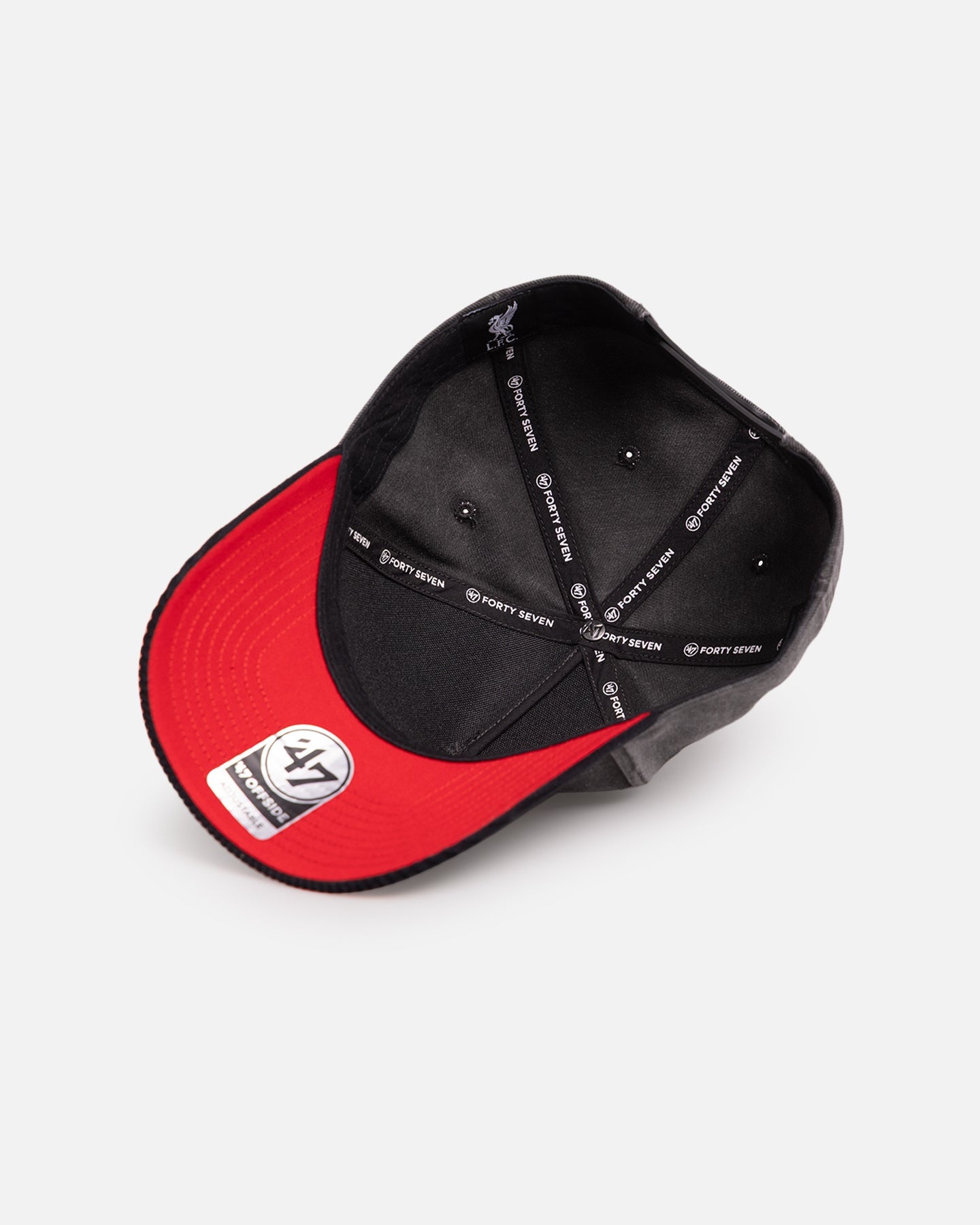 47 Brand Liverpool Football Club 'Black & Red' 47 Offside Snapback Black/Red