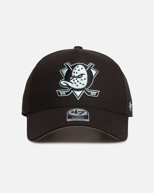 47 Brand Anaheim Ducks 'Black Turquoise' 47 MVP Snapback Black/Turquoise