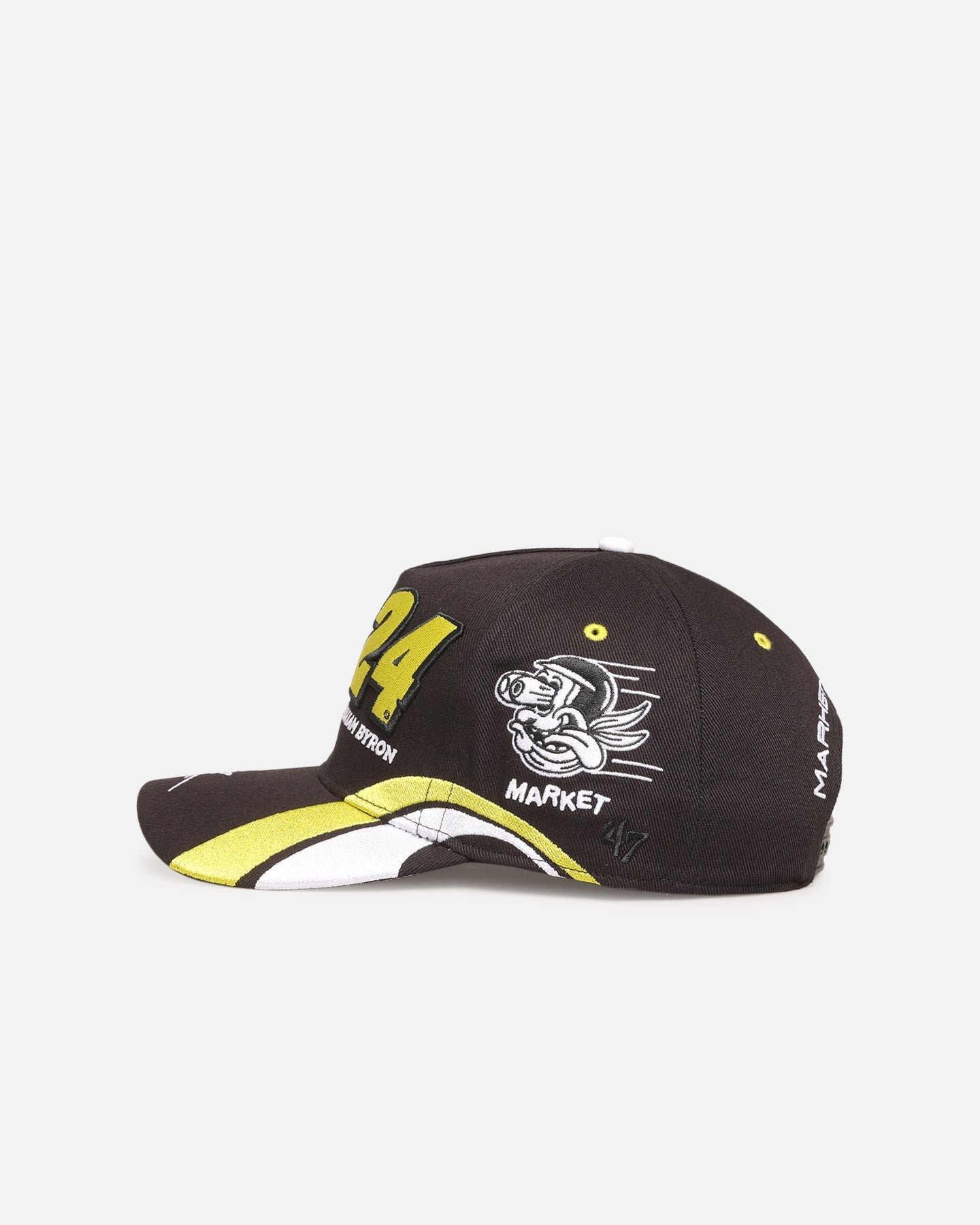 47 Brand X Market Studios 'Byron' 47 Hitch Snapback Black