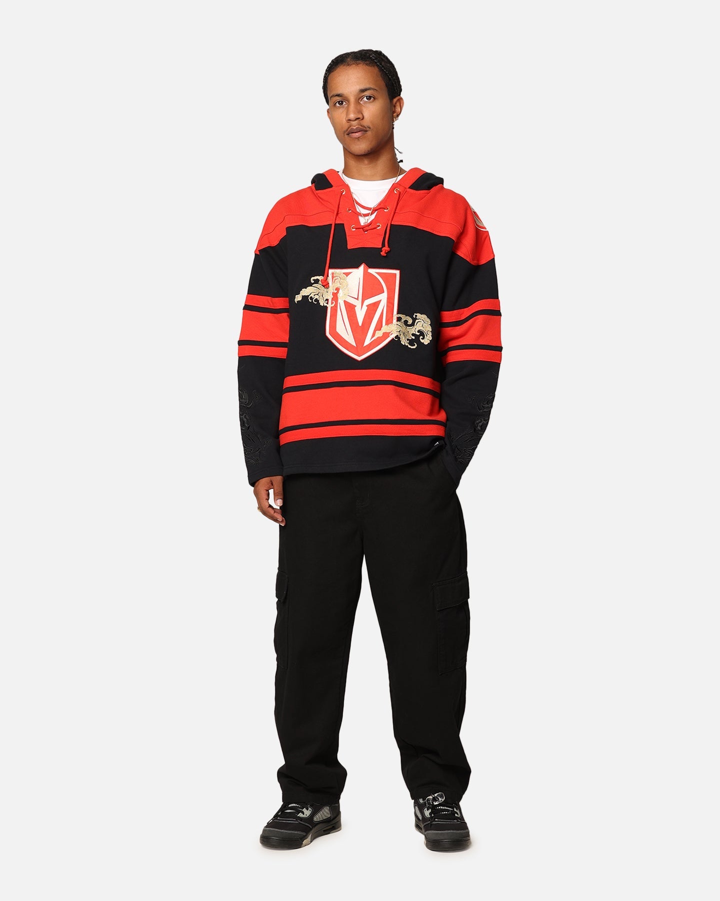 47 Brand Vegas Golden Knights 'Year Of The Dragon' Lacer Hoodie Jet Black
