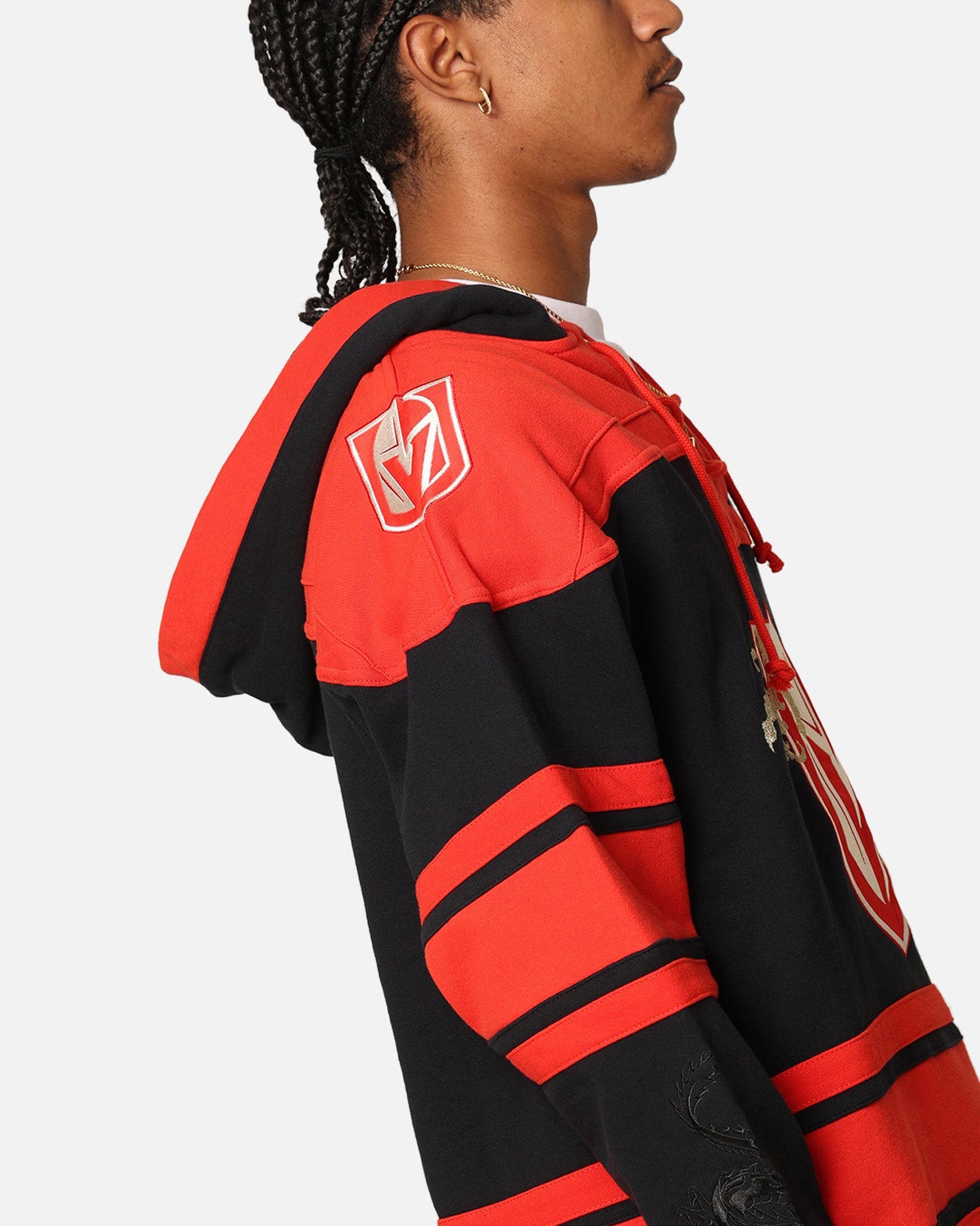 47 Brand Vegas Golden Knights 'Year Of The Dragon' Lacer Hoodie Jet Black