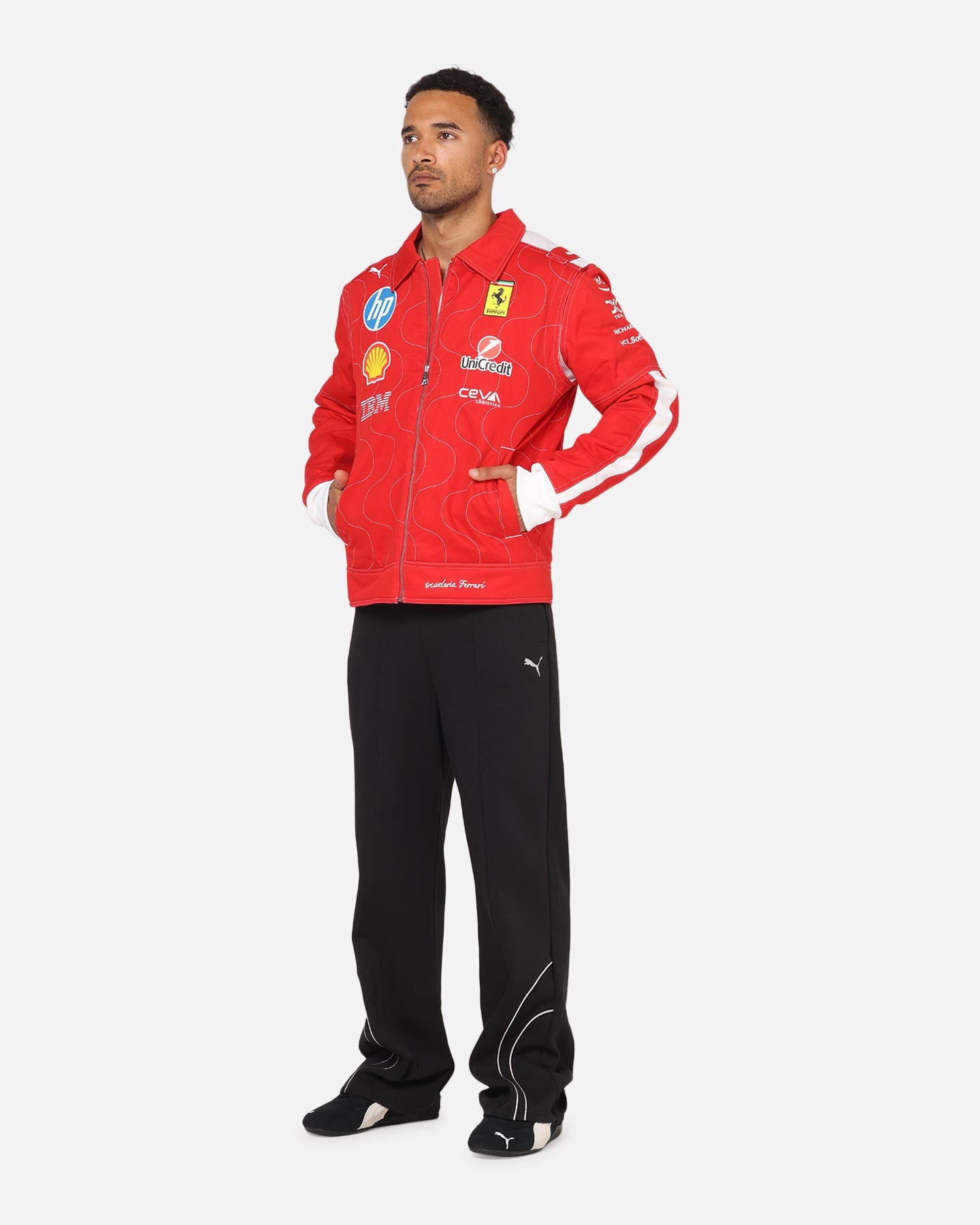 Puma X Scuderia Ferrari Monza Racing Jacket Rosso Corsa
