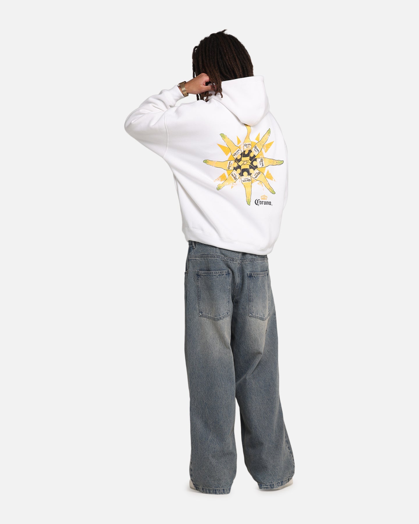 73Studio Corona Premium Hoodie White