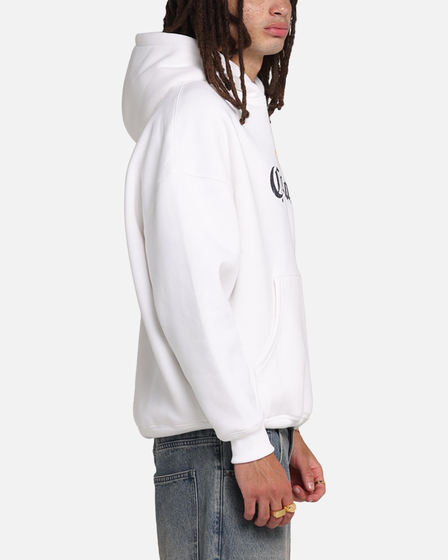 73Studio Corona Premium Hoodie White
