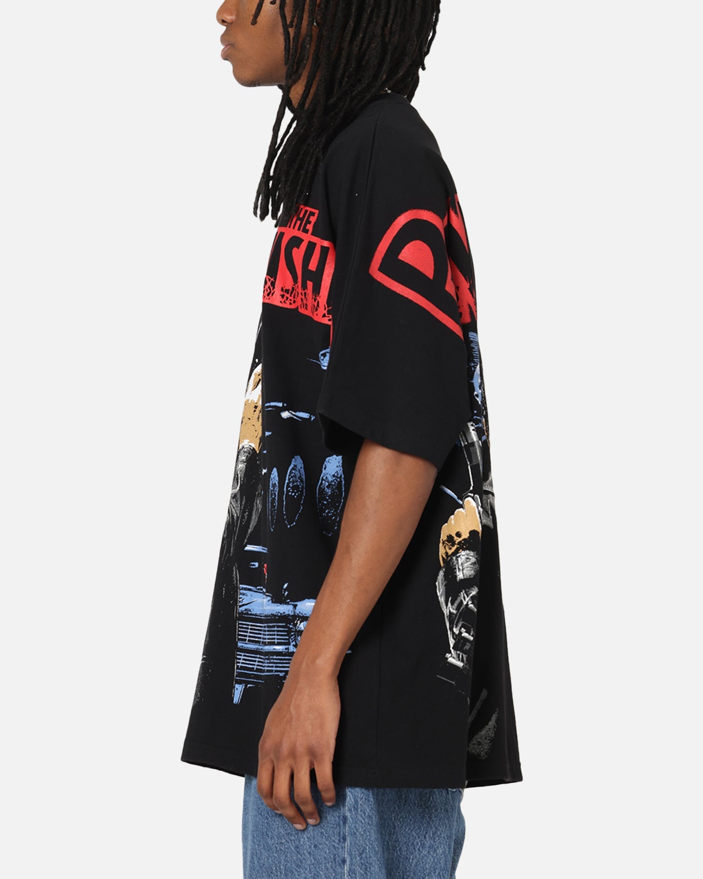 73Studio Marvel The Punisher All Over Print T-Shirt Black