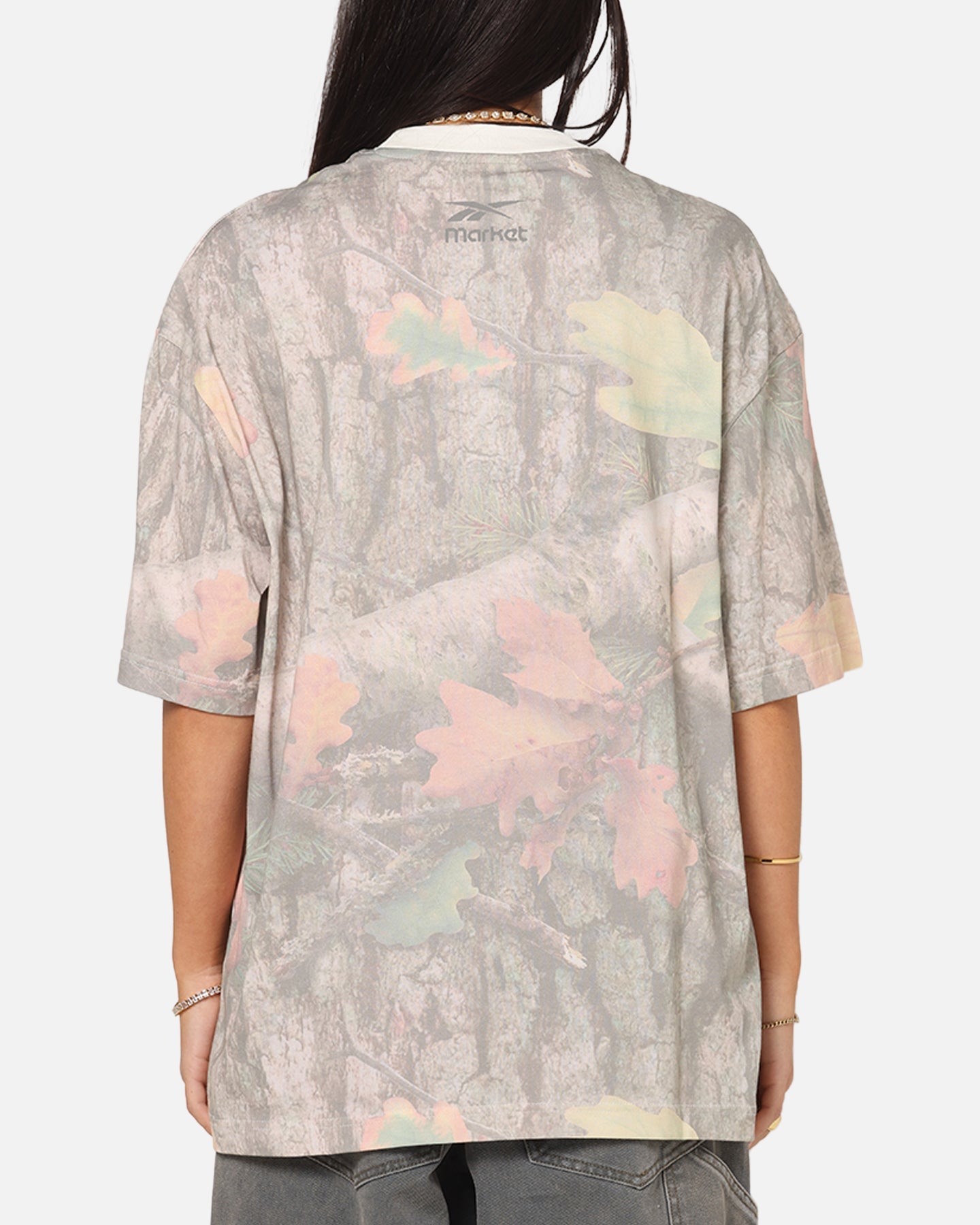 Reebok X Market All Over Print T-Shirt Real Tree Camo