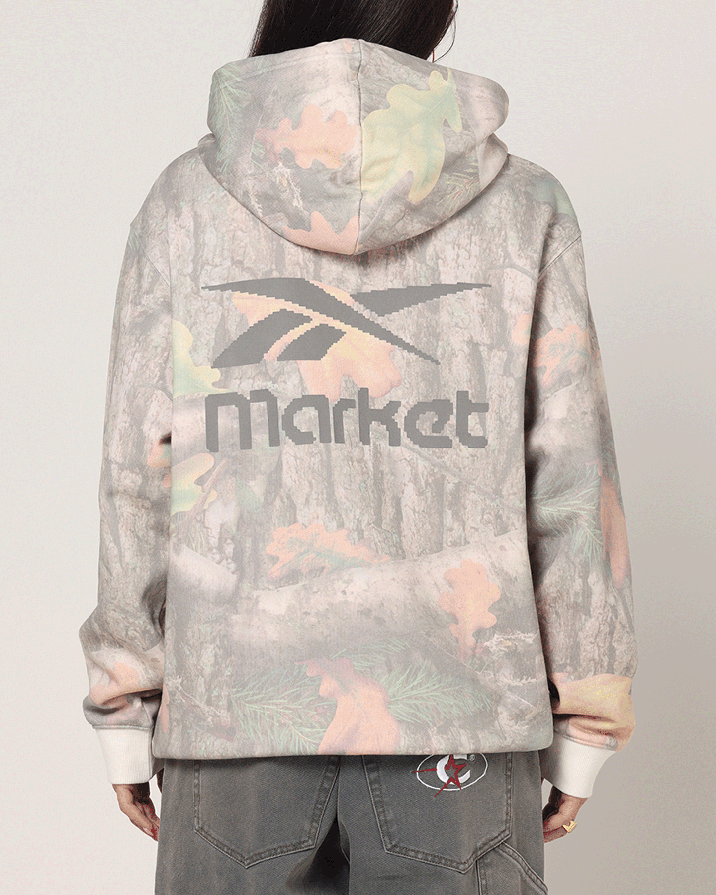 Reebok X Market All Over Print Hoodie Real Tree Camo