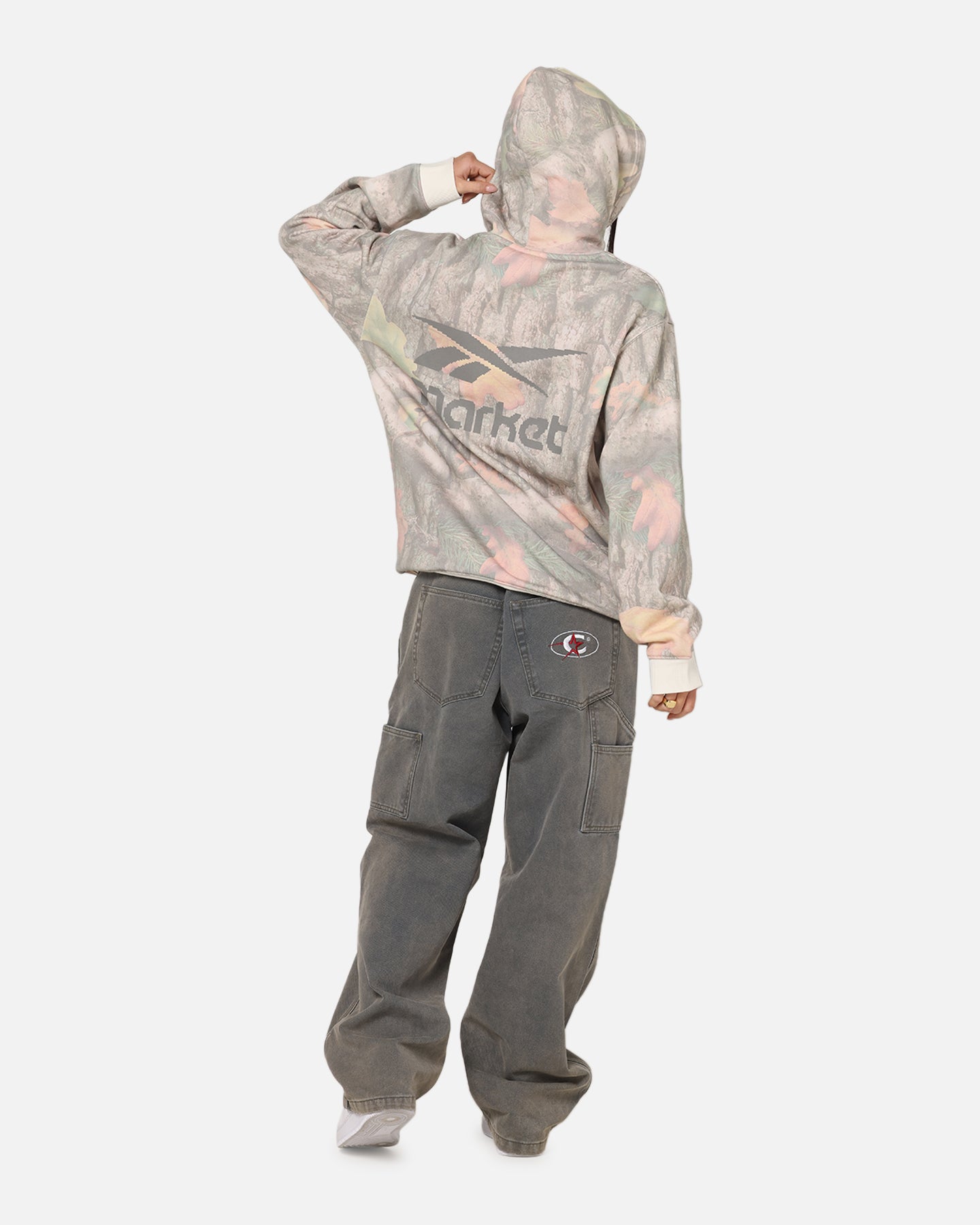 Reebok X Market All Over Print Hoodie Real Tree Camo
