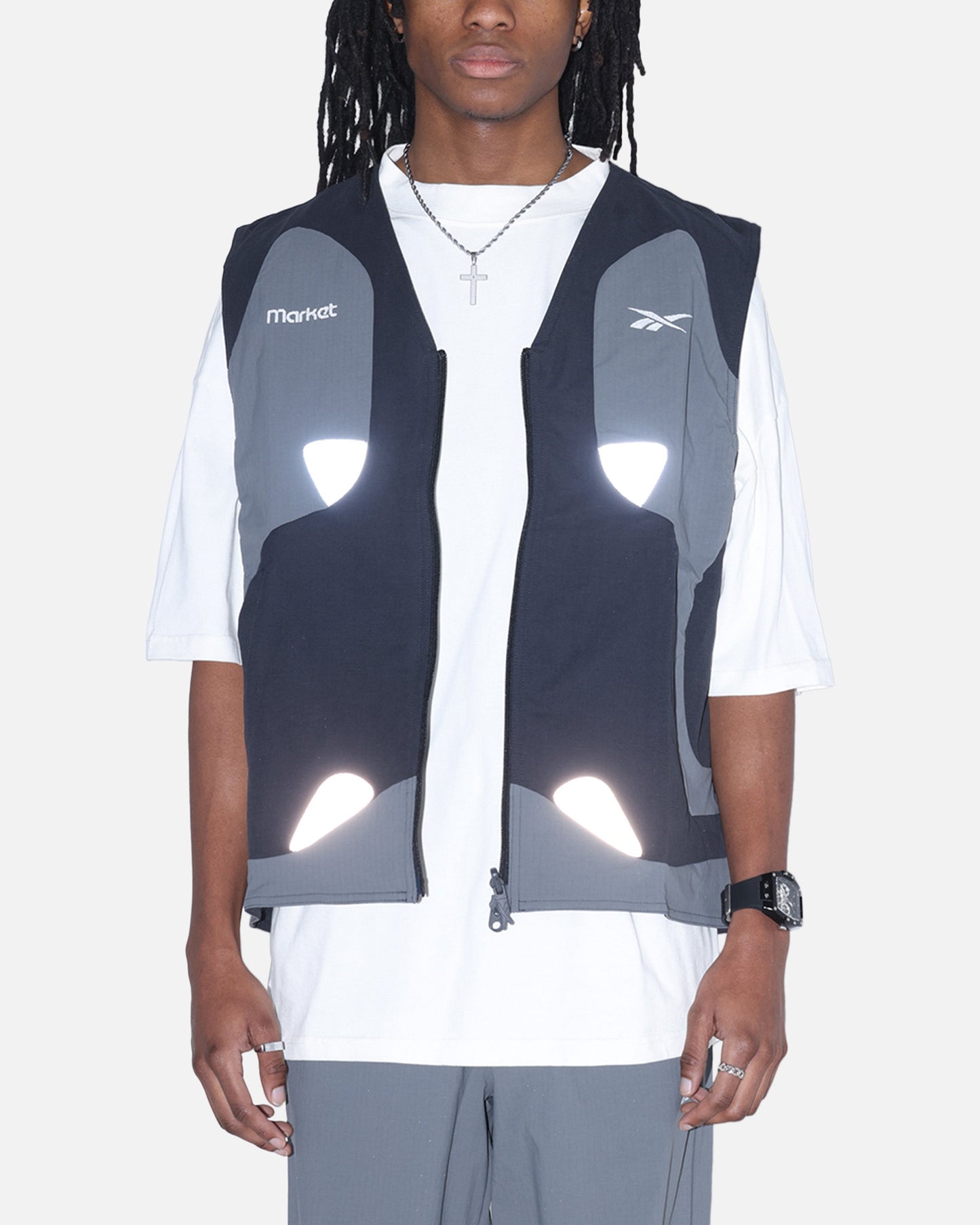 Reebok X Market Reversible Vest Black/Silver