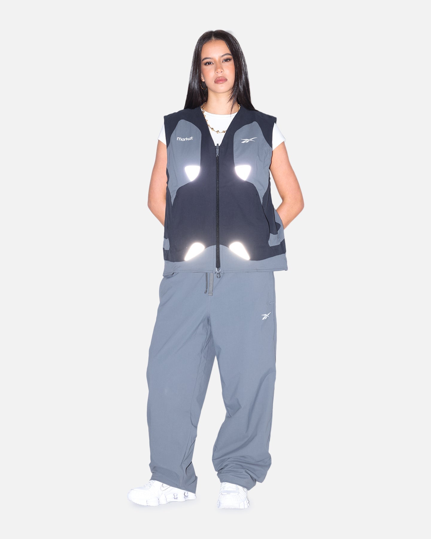 Reebok X Market Reversible Vest Black/Silver