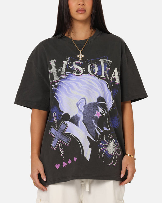 73Studio X  Hunter X Hunter Hisoka Heavyweight T-Shirt Black Wash