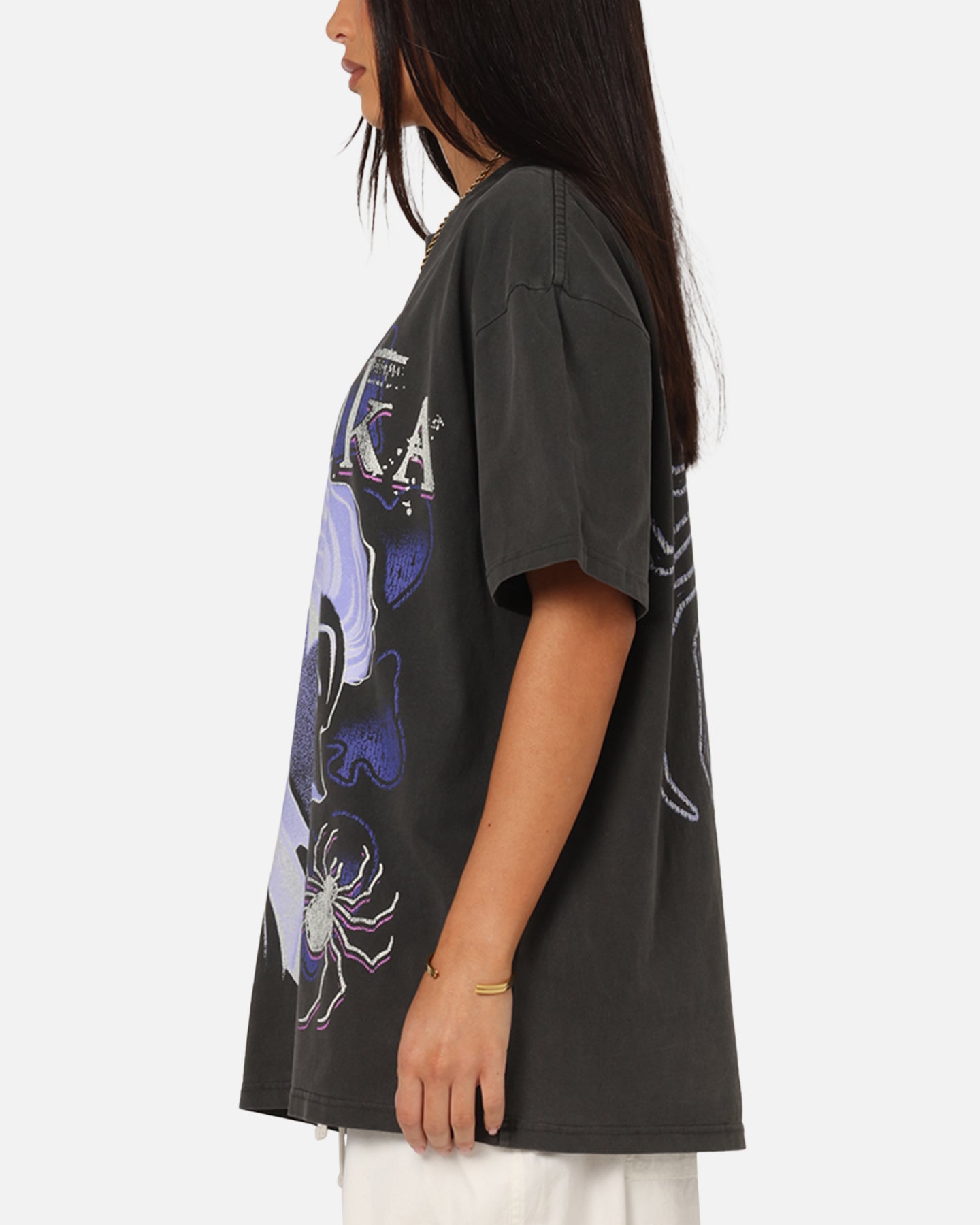 73Studio X  Hunter X Hunter Hisoka Heavyweight T-Shirt Black Wash