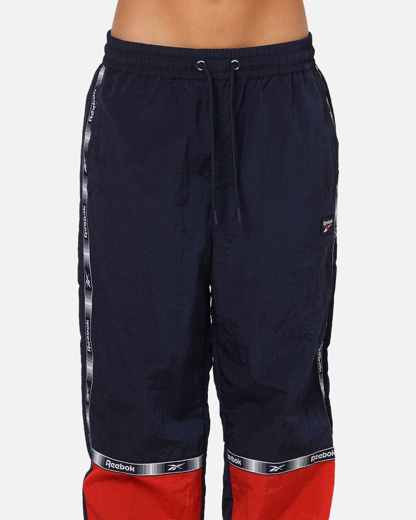 Reebok Colour Block Joggers Navy/Red