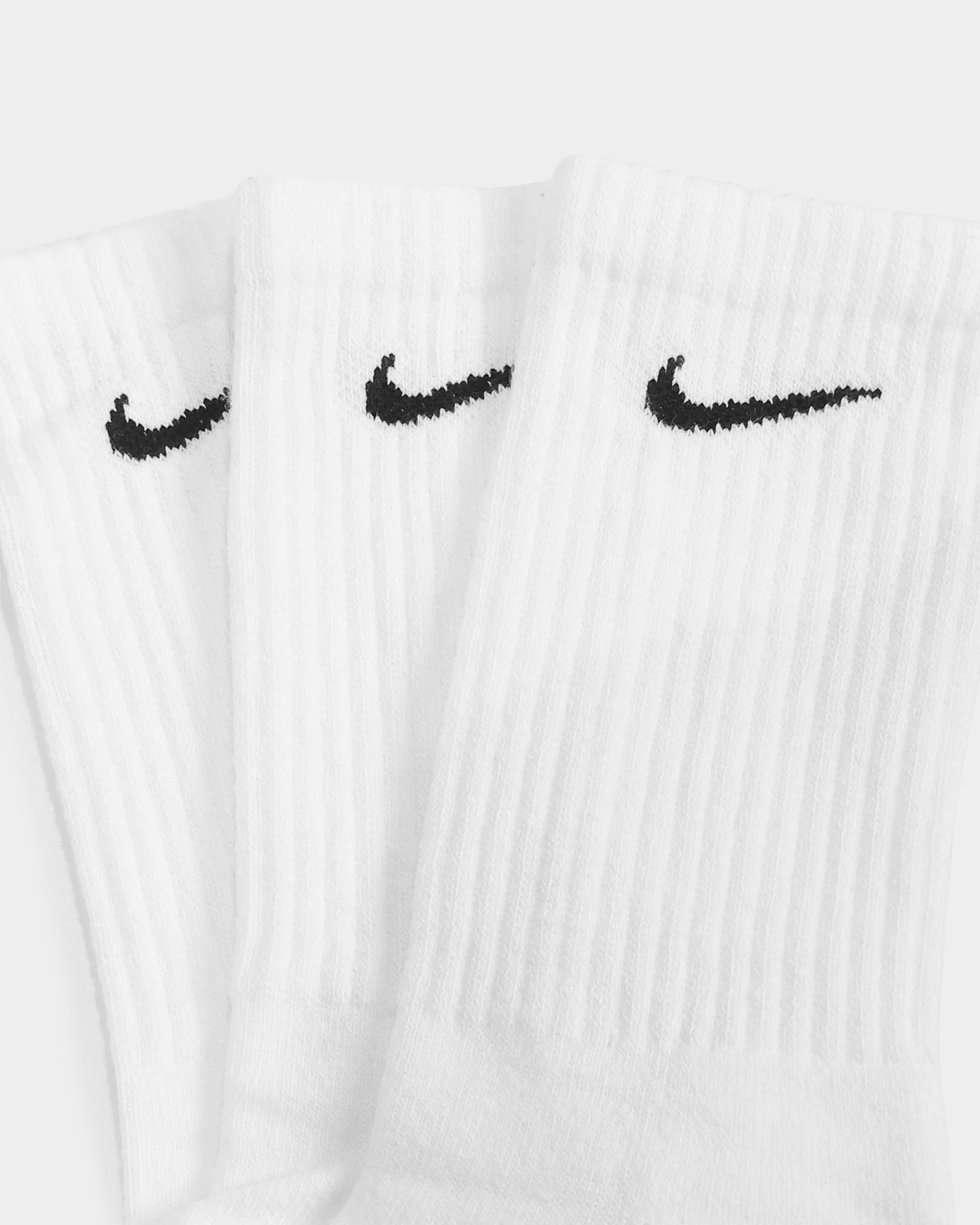 Nike Everyday Cotton Cushioned Crew Socks 3 Pack White