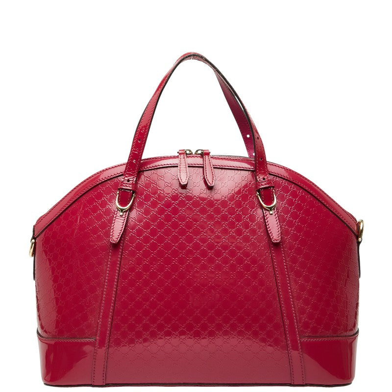 Gucci Microguccissima Patent Leather Handbag
