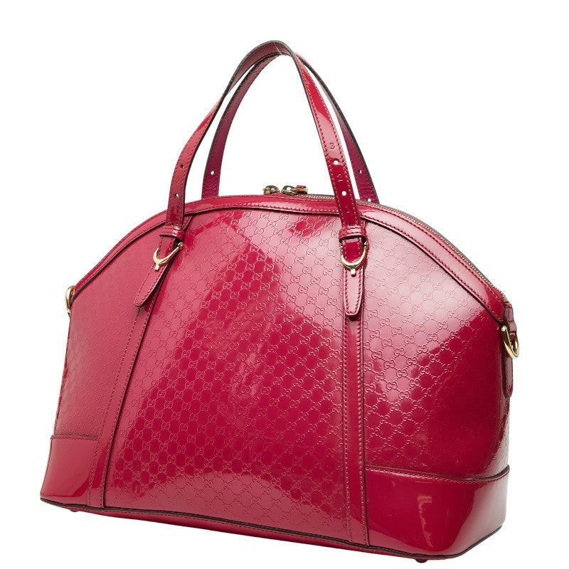 Gucci Microguccissima Patent Leather Handbag