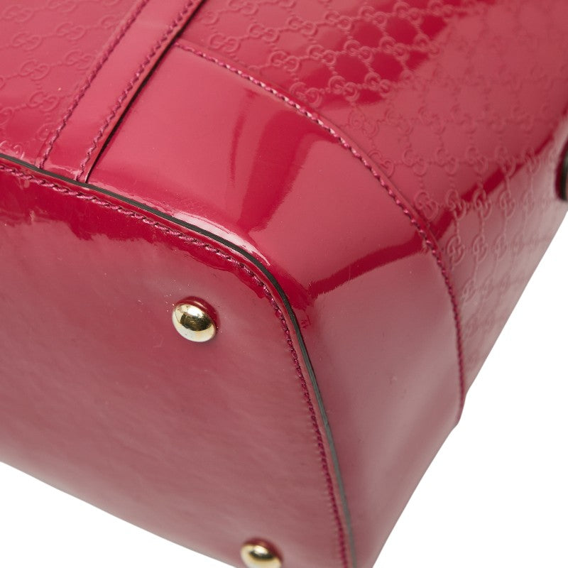 Gucci Microguccissima Patent Leather Handbag