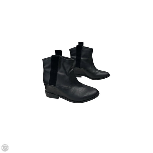 Boots Ankle Heels By Clothes Mentor In Black, Size: 7