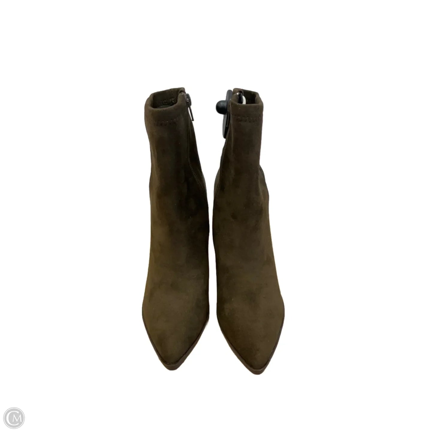 Boots Ankle Heels By Clothes Mentor In Brown, Size: 6