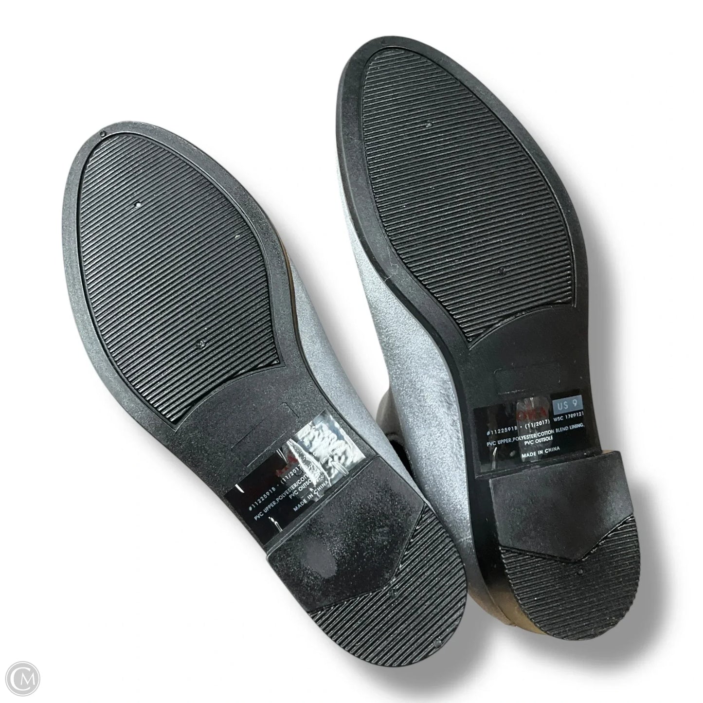 Boots Ankle Heels By Clothes Mentor In Grey, Size: 9