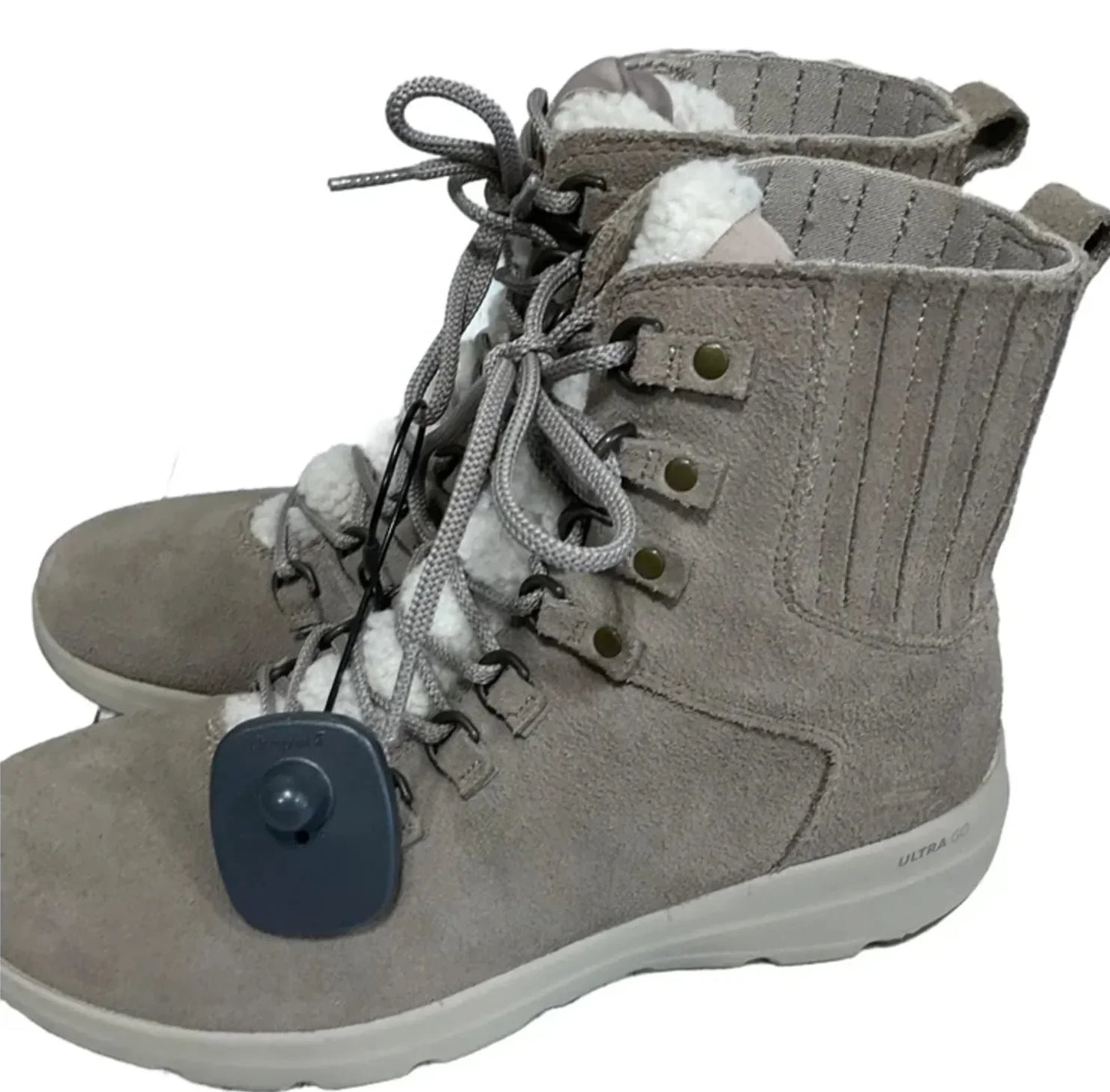 Boots Ankle Flats By Skechers In Tan, Size: 9.5