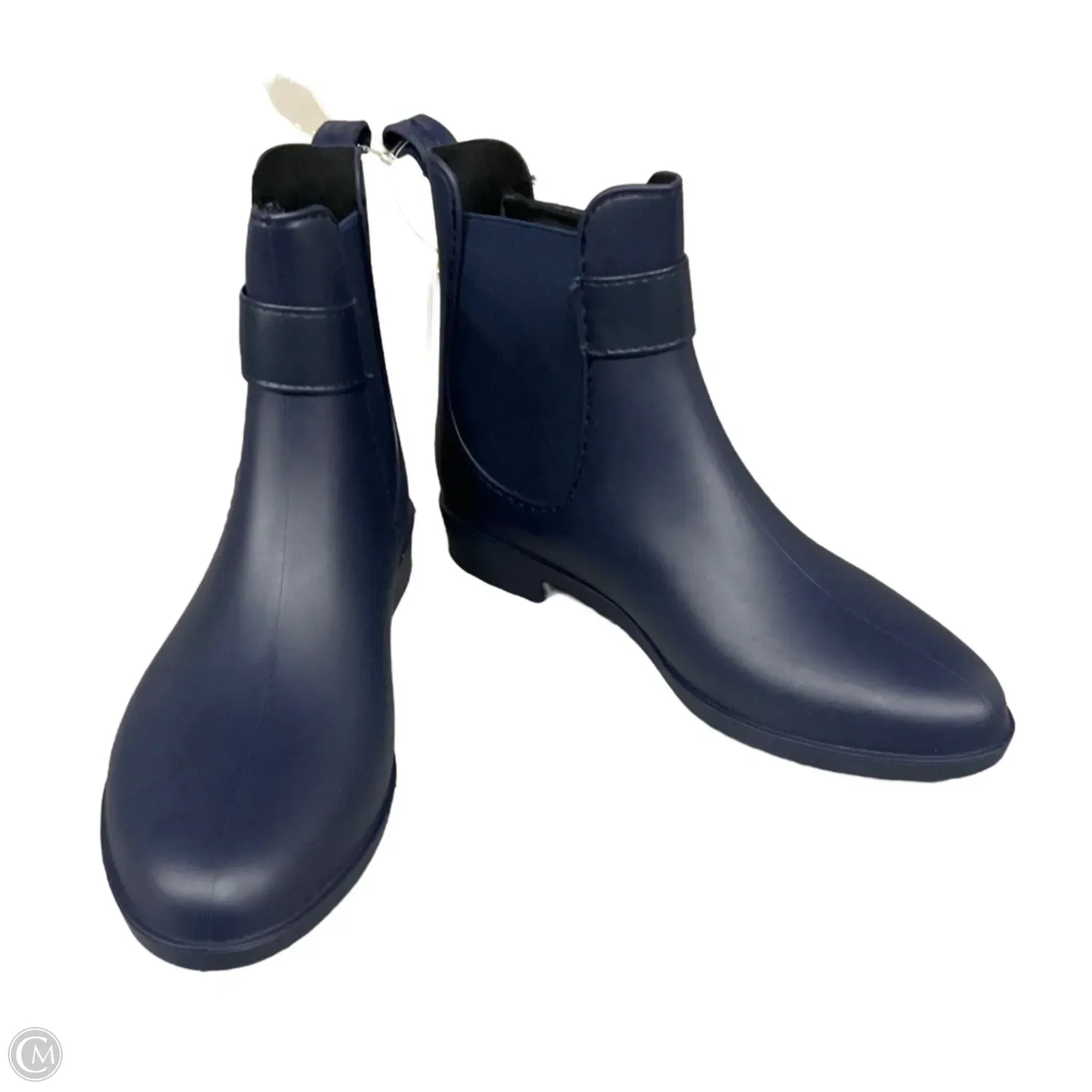 Boots Ankle Flats By Clothes Mentor In Navy, Size: 6