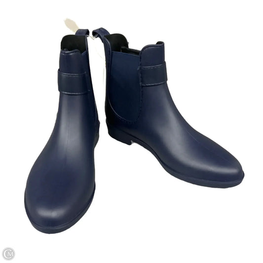 Boots Ankle Flats By Clothes Mentor In Navy, Size: 6