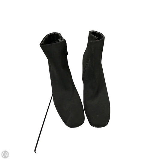 Boots Ankle Heels By Clothes Mentor In Black, Size: 11