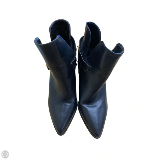 Boots Ankle Heels By Clothes Mentor In Black, Size: 8.5