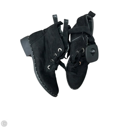 Boots Ankle Flats By  blue suede shoes In Black, Size: 9