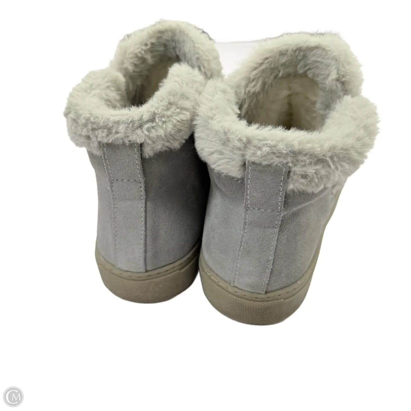 Boots Ankle Flats By Clothes Mentor In Grey, Size: 11