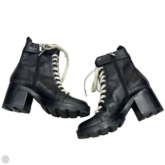 Boots Ankle Heels By Marc Fisher In Black, Size: 9