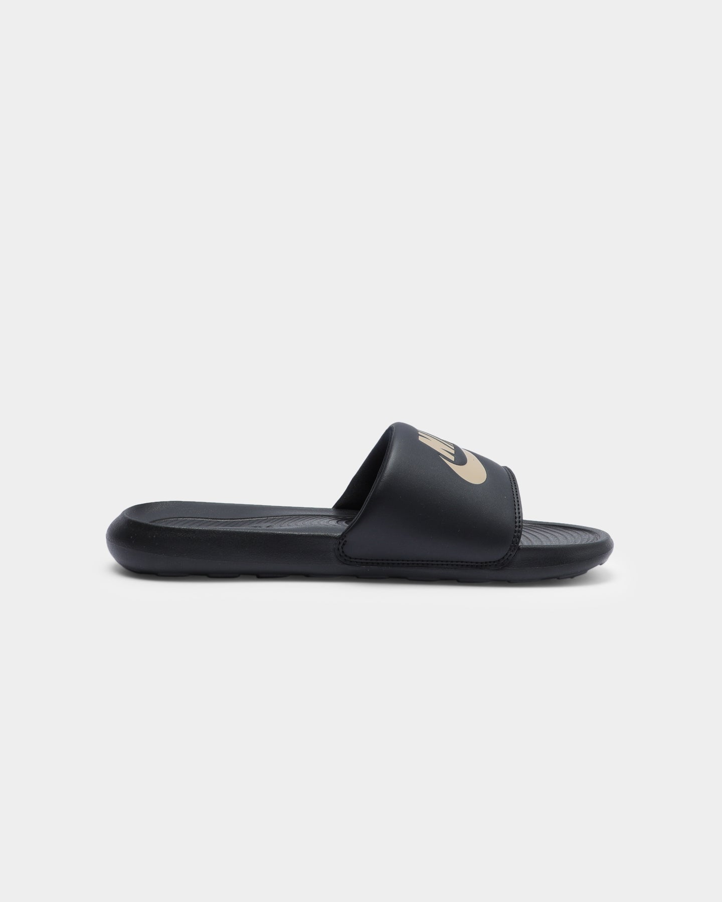 Nike Victori One Slide Black/Metallic Gold